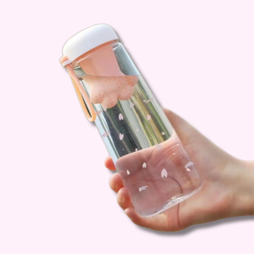 Bouteille Gourde Kawaii avec Filtre à Infusion Main