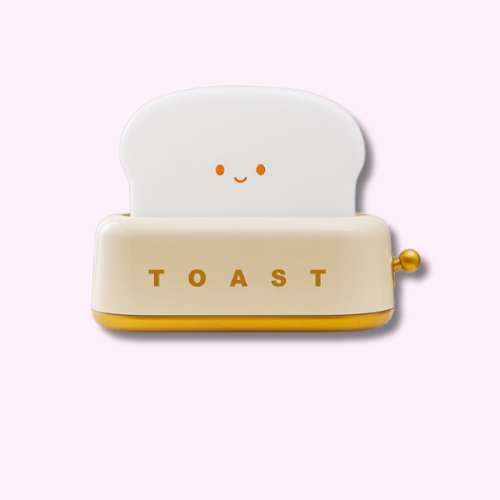 Veilleuse Grille Pain Toaster Jaune Kawaii