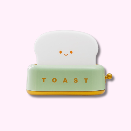 Veilleuse Grille Pain Toaster Vert Kawaii