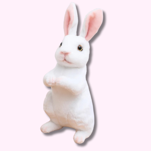 peluche lapin blanc kawaii otaku
