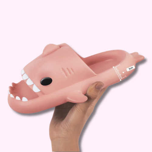 Sandale Claquette Pantoufle Requin Kawaii Rose