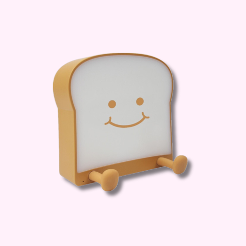 Veilleuse Tranche de Pain Toast Souriant Kawaii Otaku